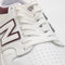 Odd Sizes -  New Balance BB480 White Burgundy  - UK Sizes Right 4/Left 5