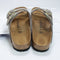 Womens BIRKENSTOCK Arizona Two Strap Sandals Leo Grey Taupe