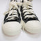 Odd Sizes -  Converse All Star Hi Black Red Egret - UK Sizes Right 8/Left 7.5