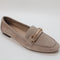 Womens Office Finnegan Snaffle Detail Slim Loafers Taupe Suede Uk Size 5