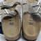 Womens Birkenstock Arizona Two Strap Sandals Taupe Rivet Uk Size 5