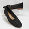 Womens Blowfish Malibu Bardot Ballet Pumps Black