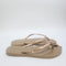 Womens Havaianas Slim Luxury Aqua Flip Flops Rose Gold UK Size 8