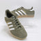 adidas Gazelle Indoor Trainers Olive Strata White Gold Metallic