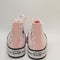 Odd Sizes - Kids Converse All Star Eva Lift Hi Youth Trainers Donut Glaze Oops Pink White - UK Sizes Right 2 Youth/Left 1 Youth