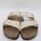 Womens Birkenstock Arizona Two Strap Ecru Nubuck