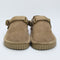 Womens Shaka Snug Hairy Suede Clogs Tan