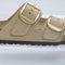Womens Birkenstock Arizona Big Buckle Sandals Sandcastle Nubuck Uk Size 4.5