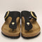 Womens Birkenstock Gizeh Big Buckle Black Nubuck