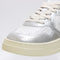 AUTRY Medalist Low Bicolour Sneakers White and Silver Leather - UK Size 5