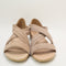 Womens Office Hallie Cross Strap Espradrille Camel Suede Uk Size 5