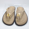 Womens OFFICE Sardinia Hardware Toe Post Sandals Taupe