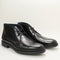 Odd Sizes - Mens Poste Padrone Chukka Boots Black Leather - UK Sizes Right 9/Left 10