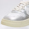 Autry Medalist Low Bicolour Sneakers White and Silver Leather - UK Size 5
