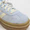 adidas Gazelle Bold W Trainers Clear Sky Cream White Gold Metallic Uk Size 4