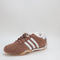 adidas Adiracer Lo Trainers Preloved Brown White Silver Metallic Uk Size 3.5