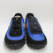 Nike Air Max Waffle Trainers Hyper Blue Metallic Gold Black Uk Size 6.5