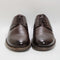 Mens Office Curtis Leather Derby Shoes Brown Leather