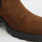 Womens Office Artie Cleated Mid Height Chelsea Boots Tan Suede Uk Size 3