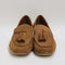 Womens Office Fond Tassel Loafers Tan Suede