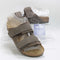 Womens BIRKENSTOCK Uji Sandals Concrete Grey Suede