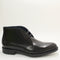 Odd Sizes - Mens Poste Padrone Chukka Boots Black Leather - UK Sizes Right 9/Left 10