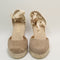 Womens Office Marmalade Ankle Tie Espadrilles Taupe Suede Uk Size 5