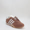 adidas Adiracer Lo Trainers Preloved Brown White Silver Metallic Uk Size 3.5