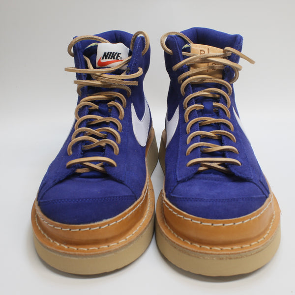 Custom Nike Blazer Mid 77 Suede Royal Blue UK size 7.5