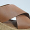 Womens Office Mojito Cross Over Cork Wedge Heels Tan Uk Size 8