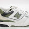 Odd sizes - New Balance BB550 White Black Khaki Uk Sizes Right 5/Left 6