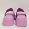 Womens Juicy Couture Baby Track Sandals Cotton Candy Pink