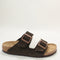 Womens Birkenstock Arizona Two Strap Sandals Suede Mocca Uk Size 5.5