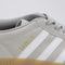 Mens Adidas Gazelle Indoor Trainers Grey Two White Gold Metallic Uk Size 5