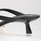 Womens Tony Bianco Krista Toe Post Kitten Heeled Sandals Black Leather