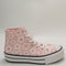 Odd Sizes - Kids Converse All Star Eva Lift Hi Youth Trainers Donut Glaze Oops Pink White - UK Sizes Right 2 Youth/Left 1 Youth
