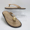 Womens OFFICE Sardinia Hardware Toe Post Sandals Taupe