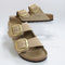 Womens BIRKENSTOCK Arizona Big Buckle Sandals Sandcastle Nubuck