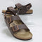 Womens BIRKENSTOCK Milano Sandals Dark Brown Bf