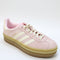 adidas Gazelle Bold W Trainers Clear Pink Cream White Gold Metallic Uk Size 5