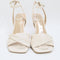 Womens Office Harlow Twist Vamp Heeled Sandals Off White