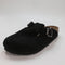 Mens Birkenstock Boston Clogs Suede Black Uk Size 7.5
