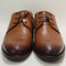 Mens Office Mccarthy Plain Toe Derby Shoes Tan Leather Uk Size 9