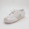 Womens Adidas Italia 70S Trainers White Silver Metallic Cream White Uk Size 4