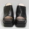 Womens Raid Piya Platform Mules Black