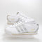 adidas Italia 70S Trainers White Silver Metallic Cream White Uk Size 5