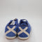 adidas Italia 70S Trainers Team Royal Blue Cream White Silver Metallic Uk Size 6