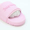 Odd Sizes - Womens Juicy Couture Breanna Debossed Sliders Baby Pink - UK Sizes Right 5/Left 6