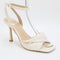 Womens Office Harlow Twist Vamp Heeled Sandals Off White