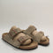 Womens Birkenstock Arizona Two Strap Suede Taupe Uk Size 5.5